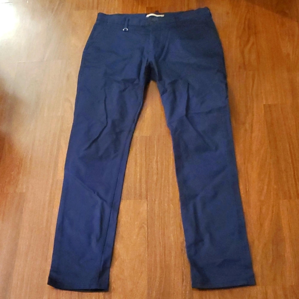 Zara Man Basic Collection Royal Blue Casual Pants - Size 34W X 32L